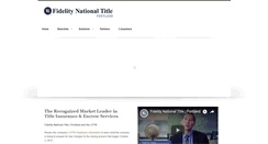 Desktop Screenshot of fidelityportland.com