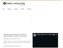 Tablet Screenshot of fidelityportland.com